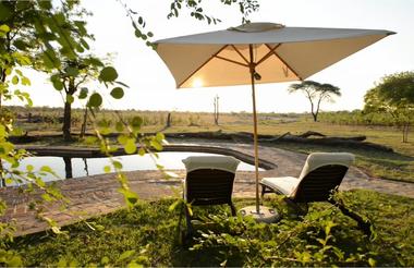 Pool side at Elephant's Eye, Hwange