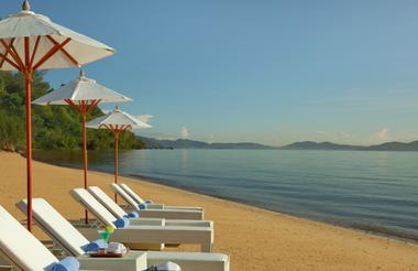 Sun lounger by the beach